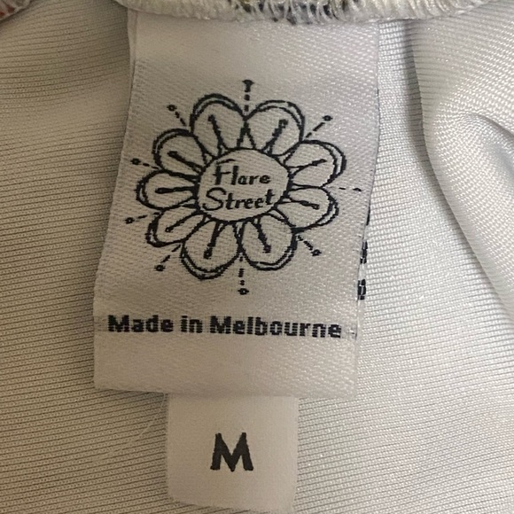 Flare Street x Free People Amalia Velvet Floral Peacock Wide Leg Pants - Picture 8 of 8